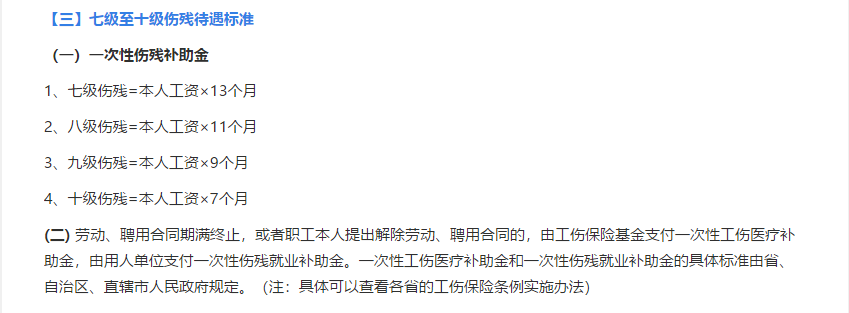 工伤保险赔偿怎么计算（国家工伤保险赔偿标准） 第5张