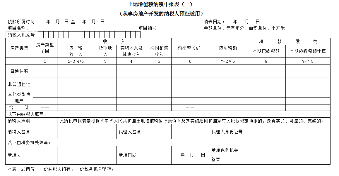 房地产会计收好！2022全自动土地增值税清算系统，自动计算申报表 第13张