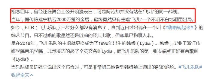 詹雯婷心酸史：从“飞儿主唱”到“被踢出局”，她经历了什么？ 第45张