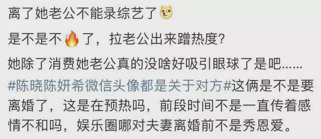 陈晓陈妍希离了婚是真的吗（剖析陈晓陈妍希“确认”离婚真相） 第13张