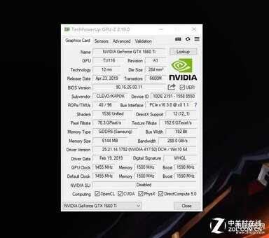 gtx1660ti什么水平（GTX1660Ti实测） 第3张