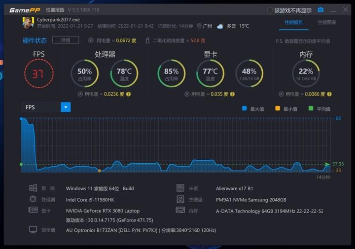 外星人笔记本怎么样（Alienware X 17 体验） 第19张