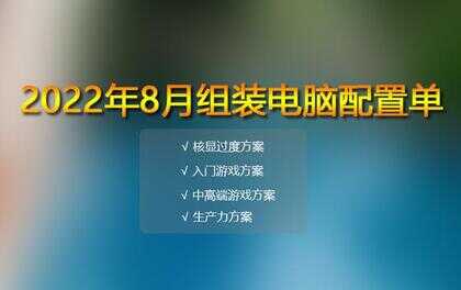 主流笔记本电脑配置推荐2022（电脑配置单推荐清单） 第1张