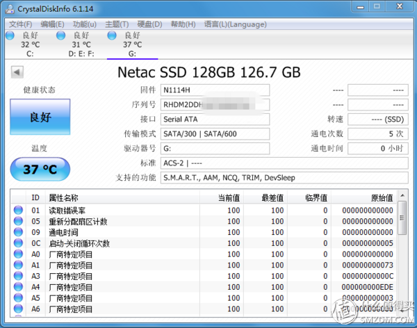 Netac 朗科 N5M系列 120G mSATA 固态硬盘简单评测分析 第23张