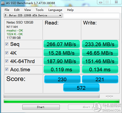 Netac 朗科 N5M系列 120G mSATA 固态硬盘简单评测分析 第25张