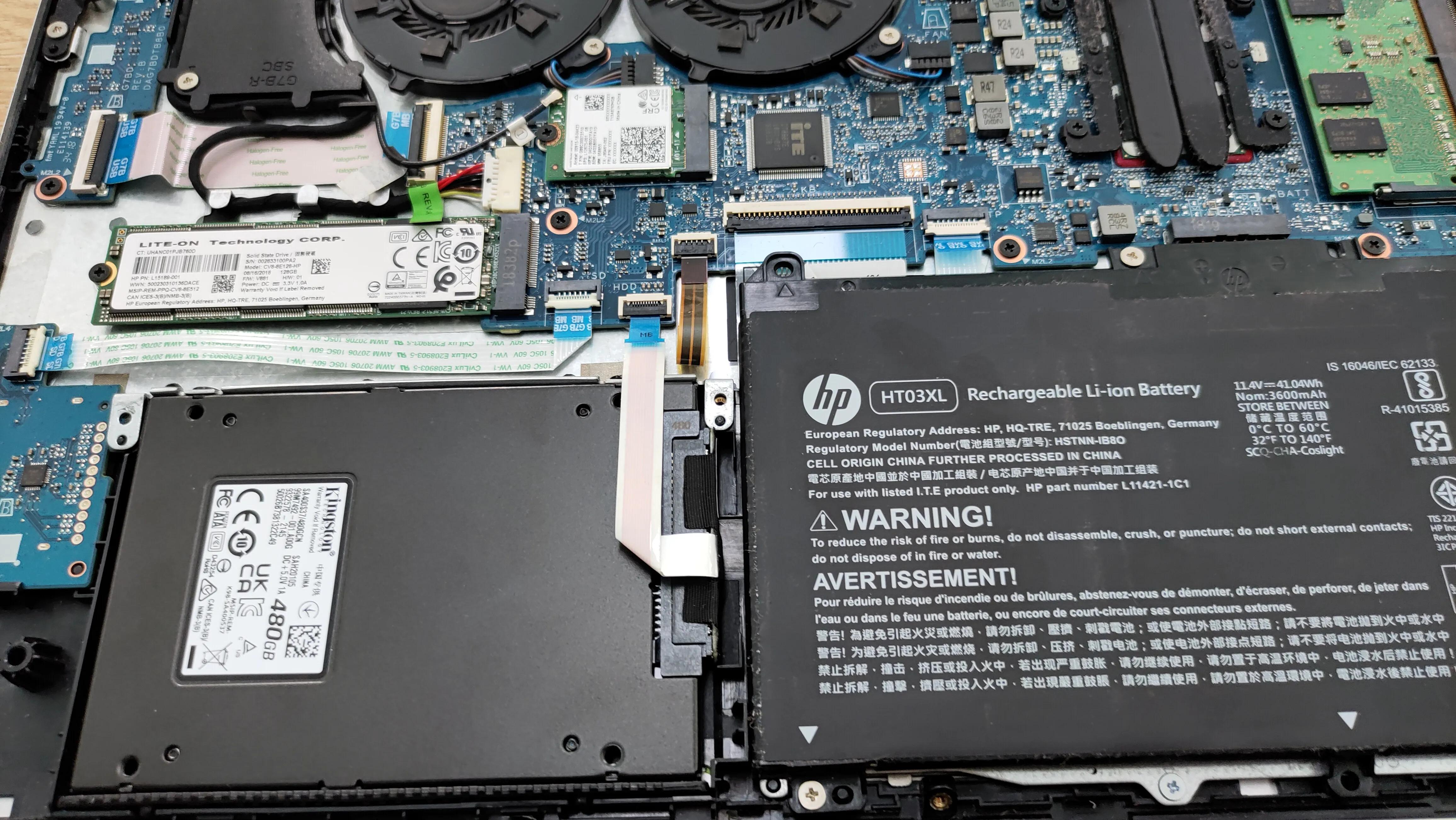 HP PAVILION笔记本机拆机维修 第11张