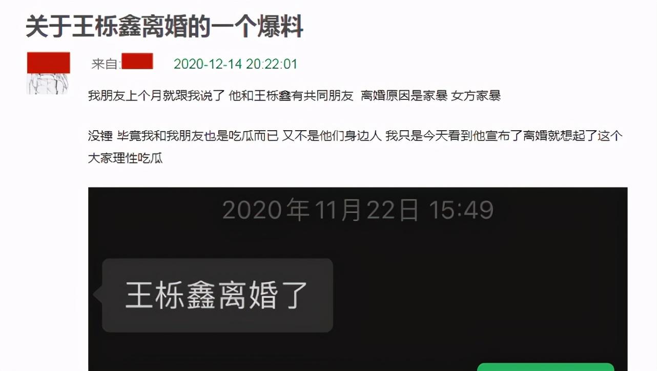 王栎鑫为什么离的婚？知情人曝离婚原因:女方家暴男方 第15张