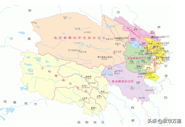 青海省的区划调整，23个省之一，青海省为何有8个市和州？ 第3张