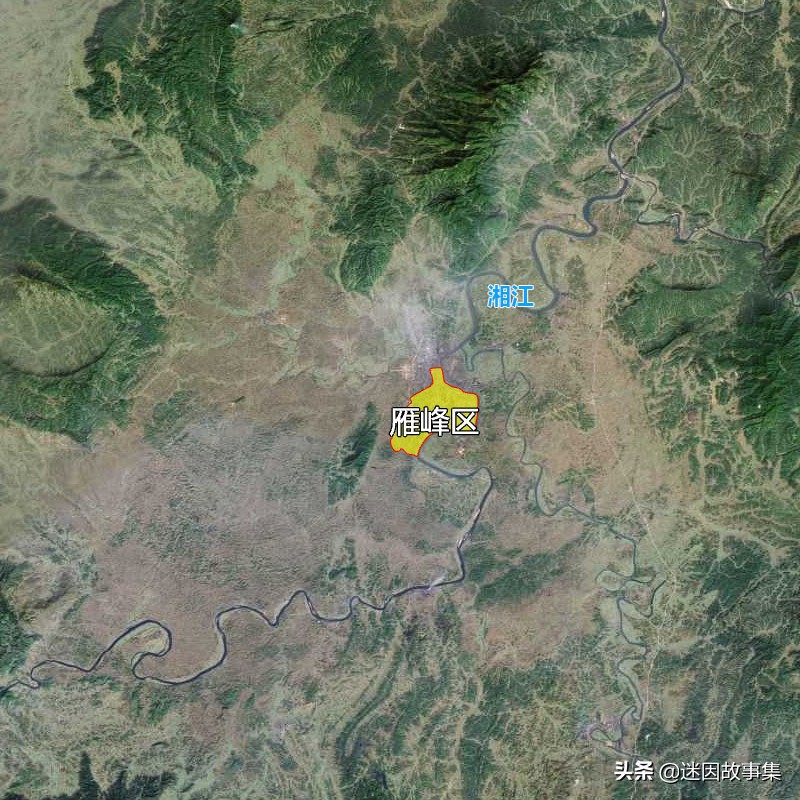 14张地形图，快速了解湖南省衡阳市的12个市辖区县市 第5张