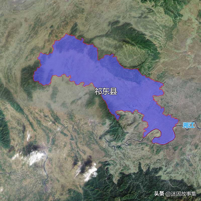 14张地形图，快速了解湖南省衡阳市的12个市辖区县市 第23张