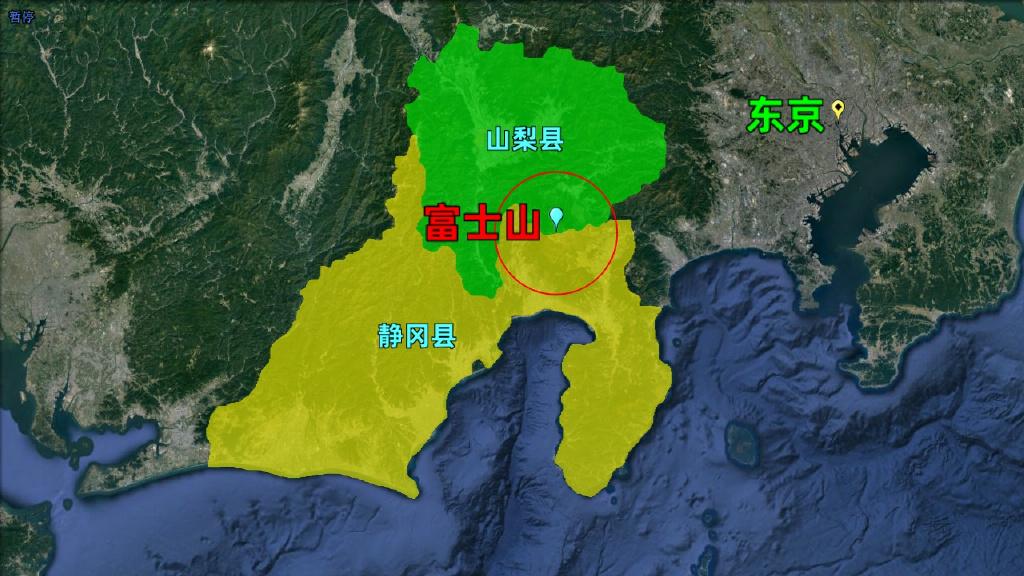 富士山在哪里？位于日本本州岛中南部 第5张