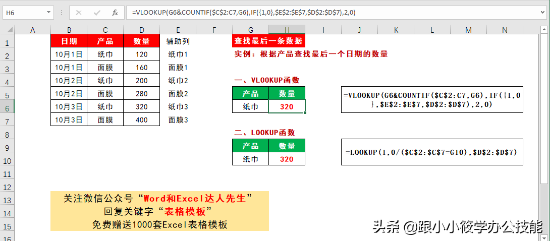 vlookup和lookup的区别是什么（VLOOKUP和LOOKUP不同之处） 第7张