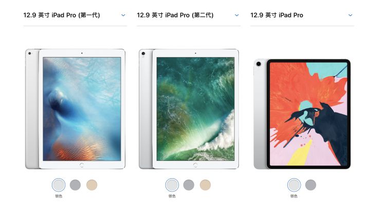 ipadPro 1 2 3代外观区别（iPad Pro 一代、二代和三代不同之处） 第5张